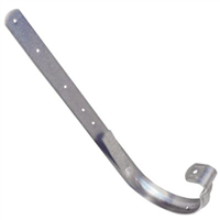 Crochet Toulouse pour gouttière demi-ronde - Pose sur chevron - Développé 33 cm - Tige 29 cm