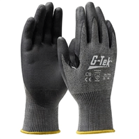 Gants anti-coupure tricoté sans couture enduction nitrile - G-Tek X-Treme - compatible écrans tactiles - Taille 8