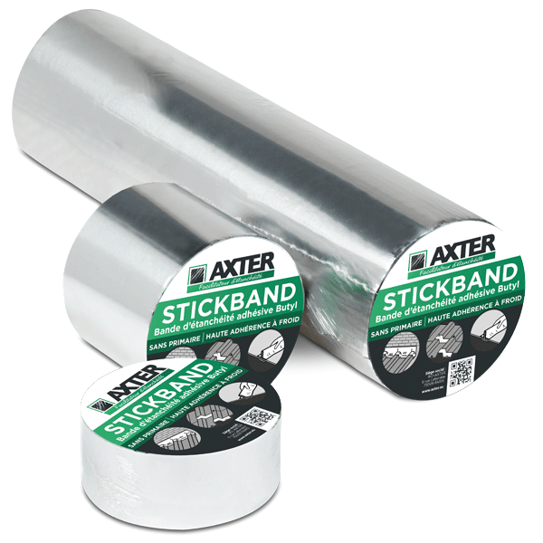 Bande d'étanchéité toiture adhésive - STICKBAND - largeur 20 cm - rouleau de 10 ml