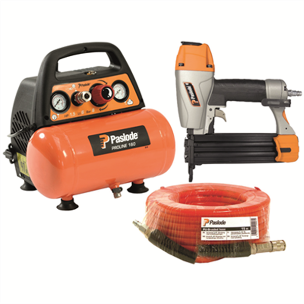 Pack Spit cloueur FN1850.2 + compresseur Proline 160 + tuyau 15 m