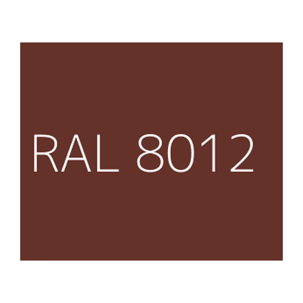 Vis bois inox pour tuile de rive - TGS Torx - Rouge tuile RAL8012 - 4,5 MM x 60,0 MM - Boîte de 100