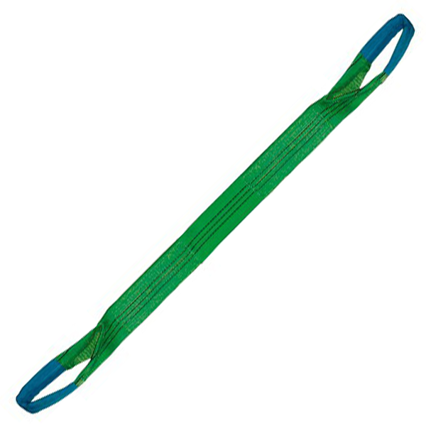 Elingue sangle double Levac 2 boucles restreintes CMU 2 tonnes largeur 60 mm longueur 2.5 m