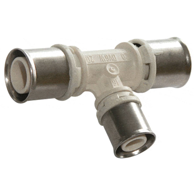 TE 50-40-50 SORTIE CENTR. REDUITE - PPSU POUR SYSTEME MULTICOUCHES  *884.50.380*