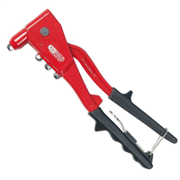 Pince à riveter 270 mm Kstools avec 4 embouts 150.9510