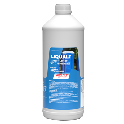 Traitement liquéfiant pour WC chimiques - Liqualt Aexalt - bidon de 1 litre