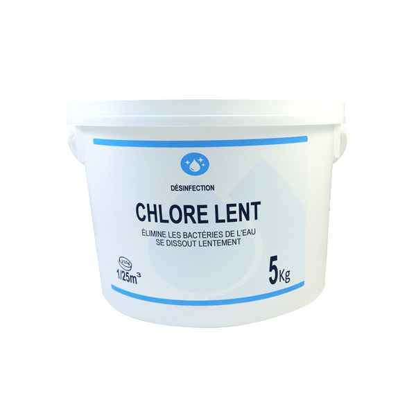 Chlore lent pour piscine galet de 250 g 47310PE/FB005P0251