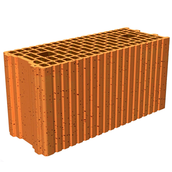 Brique de base rectifiée isolante Porotherm R20 - RC 80 - R = 0,76 m².K/W - 500,0 MM x 200 MM x 249,0 MM