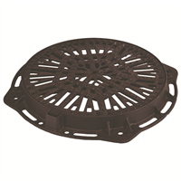 GRILLE FONTE NF D850 CADRE ROND C250 - PAM PAYSAGE EQUIVALENT