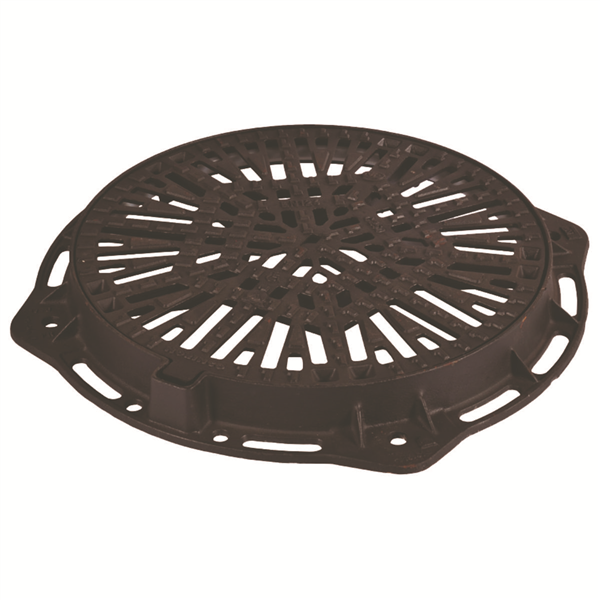 GRILLE FONTE NF D850 CADRE ROND C250 - PAM PAYSAGE EQUIVALENT