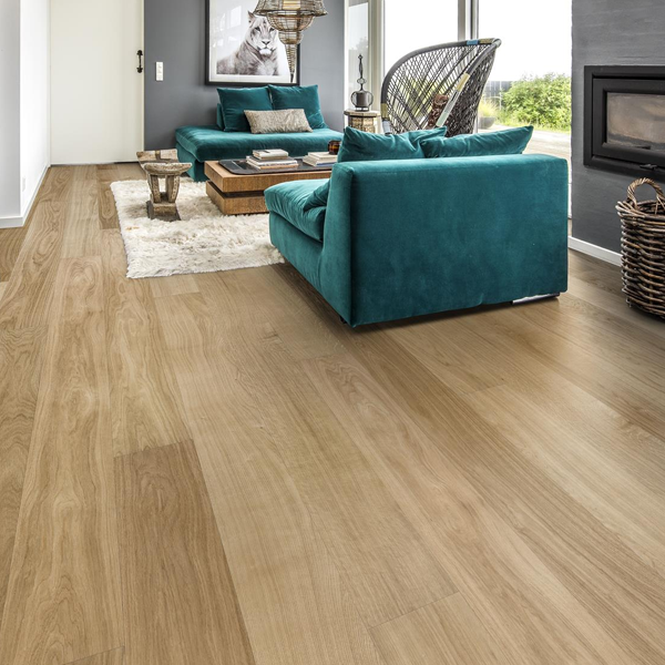 Parquet contrecollé à 3 plis Capital Chêne Dublin brossé - 2420,0 MM x 187 MM - ép. 15,00 MM