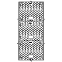 Trappe haute sécurité pour chambre type télécom sous trottoirs ou parkings - L3T FC3S FXVOR5 C250 NF362