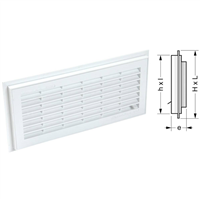 GRILLE MAC.RECT. DEM. FERMETURE 200 M