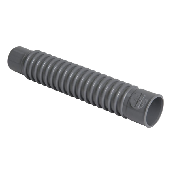 Manchette souple Nicoll pour raccordement - Mâle/Femelle - Diamètre 32 mm - Longueur 212 mm - PVC - Gris