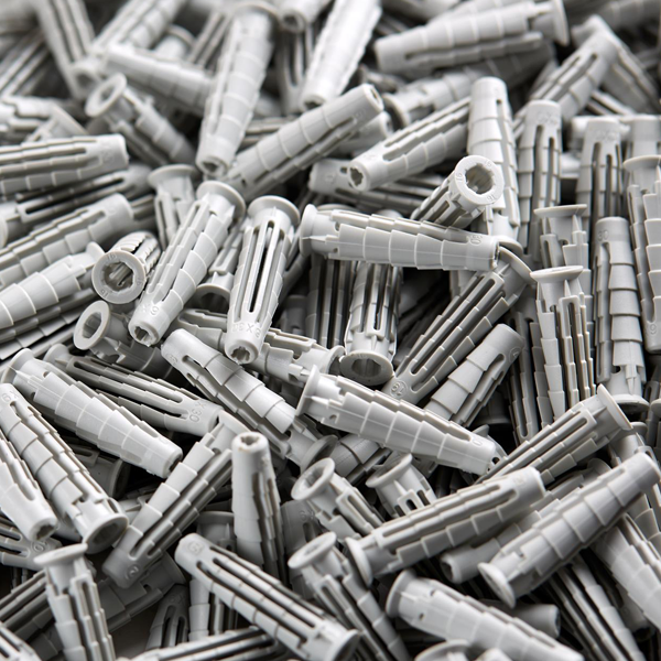 Cheville nylon Pro6 Spit sans vis pour matériaux pleins et creux - 12 x 60 mm - Boîte de 25