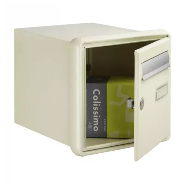 Passemur à encastrer haute sécurité Channel double face blanc RAL 9016