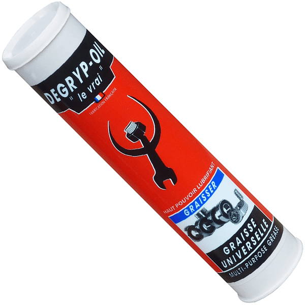 Graisse universelle au lithium Degryp'oil multi-usage cartouche de 400 g