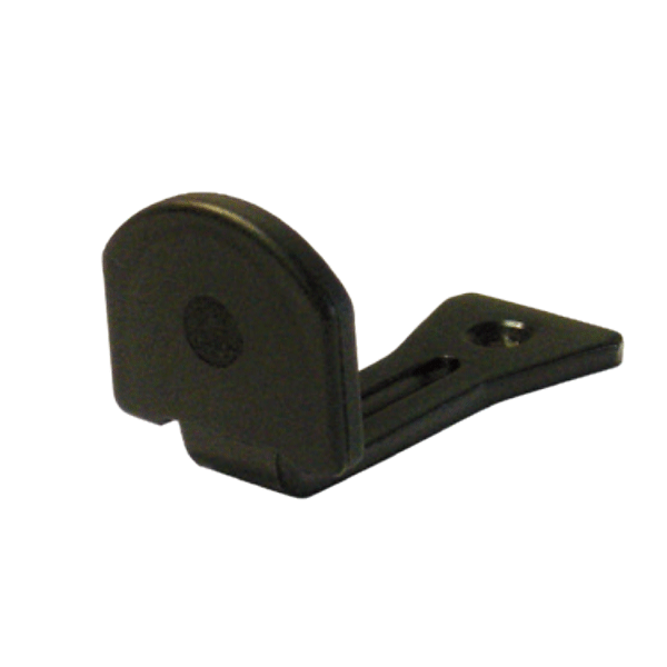 Dardenne coudée Torbel surmoulée en alu type L - hauteur 40 mm noir RAL 9005