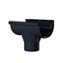 Naissance centrale à dilatation à joint MEP 25NCD pour gouttière GD25 et tuyau de 80 mm - PVC Anthracite