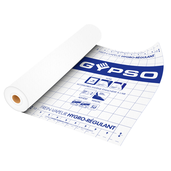 Frein vapeur hygrorégulant Gypso - protège l'isolation thermique - 1,50 M x 50,00 M