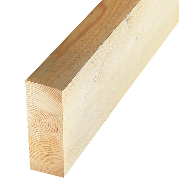 Bastaing en sapin traité classe 2 - bois de charpente - 175 MM x 63 MM - longueur 4,00 M
