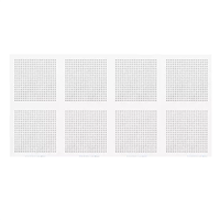 Plafond décoratif et acoustique en plaque de plâtre - Gyptone Activ'Air Quattro 41 - 4 bords amincis - 2,40 M x 1,20 M - 12,5 MM