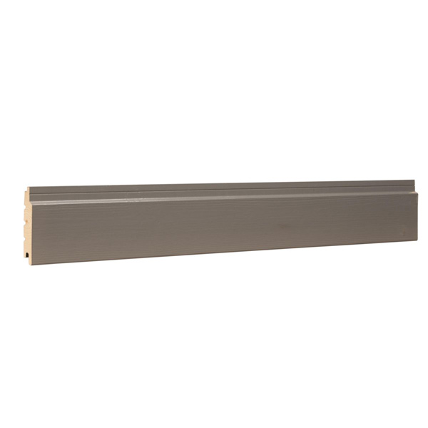 Bardage bois peint en Sapin du Nord de classe 3.1 - Extra Silverwood - Profil Line - 20,00 mm x 125,00 mm - Long. 4,15 m - Coloris Gris souris