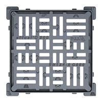 Grille Fonte Plate Avec Cadre 500x500 C250 PMR - NF