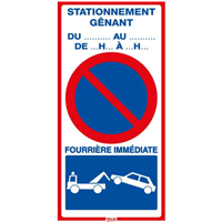 STATIONNEMENT GENANT 2 EN 1 800X400mm