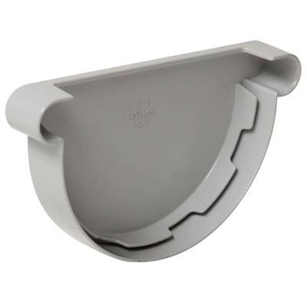 Fond de gouttière à coller pour gouttière 1/2 rond développé 25 coloris gris