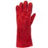 Gant de protection spécial soudeur - croute de vachette rouge - Euroweld 2631- Taille 10