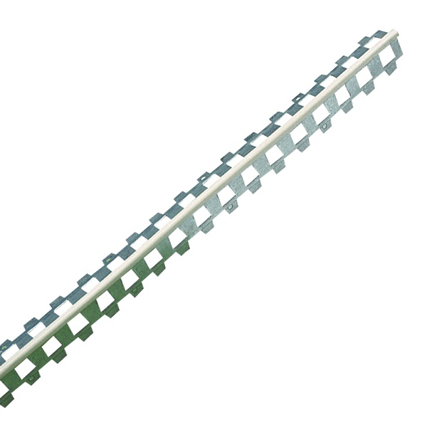 Profilé d'angle en fils d'acier galvanisé PA40 Parex - L. 2,95 ml - Bottes de 40 pièces