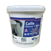 Colle pour conduits de ventilation et de désenfumage Glasroc F V500 - seau de 15,0 KG