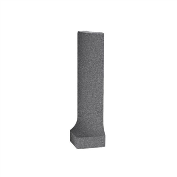 Angle sortant de plinthe à gorge en grès cérame technique Taurus Granit - 8,0 CM x 2,3 CM - Anthracite