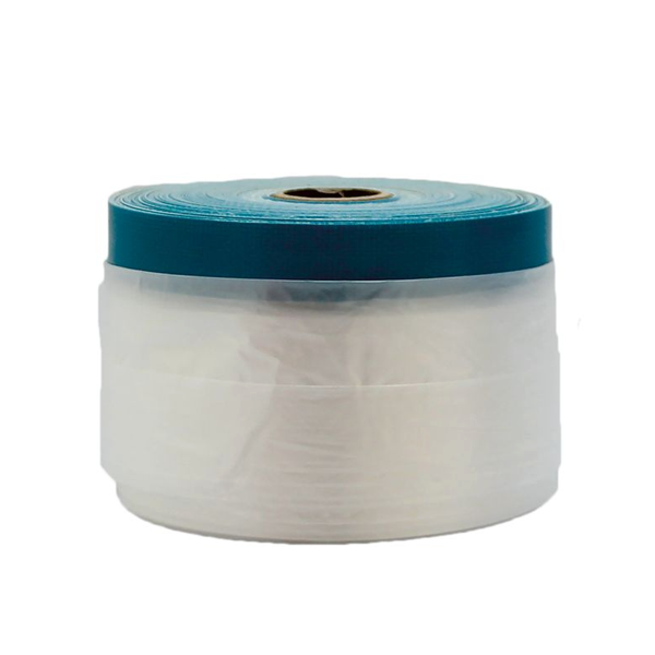 Film masquage extérieur "Cache vite" avec adhésif toilé bleu - Lima - Largeur 55,0 CM - Rouleau de 20,00 M