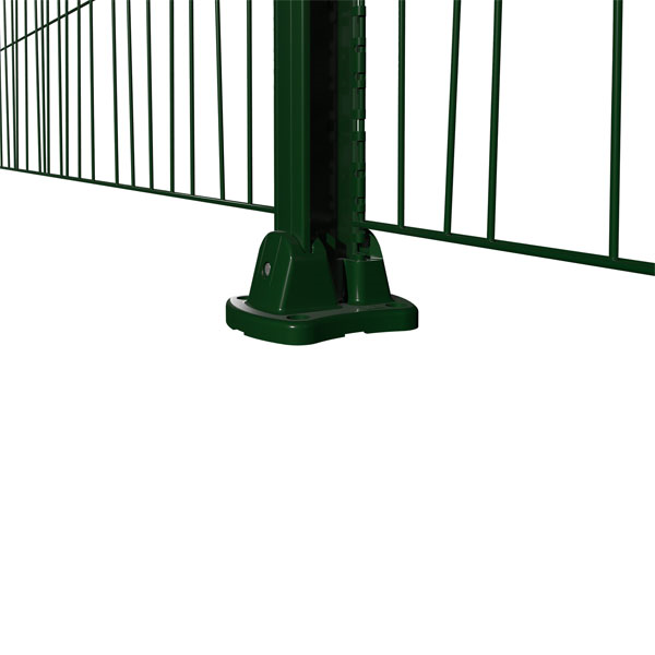 Poteau Profix pour grillage rigide - inviolable et sans accessoire - Vert RAL6005 - Hauteur 1,70 m