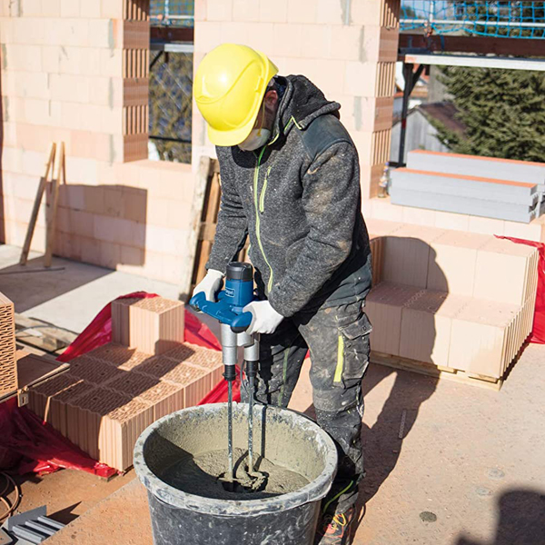 Malaxeur Scheppach double fouet PM1800D 1800 W emmanchement rapide