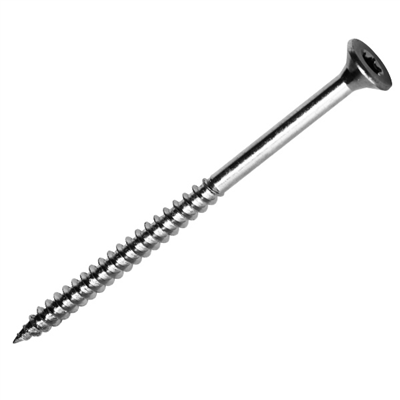 Vis bois et agglo en acier zingué tête fraisée empreinte Torx - 6,0 MM x 100,0 MM/60,0 MM - Boîte de 150
