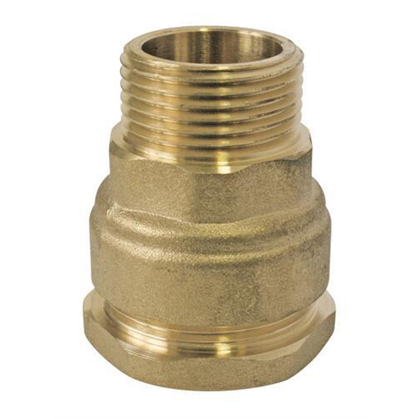 Raccord laiton droit SUMO pour tube PE Ø32 mm - Mâle 3/4