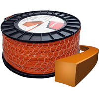 Bobine fil carré orange Square Trim Plus Makita pour débroussailleuse diamètre 3,3 mm x 109 m