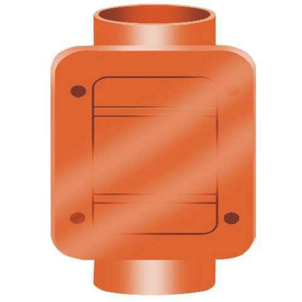 TE VISITE PR TUBE HORI SML DN 50