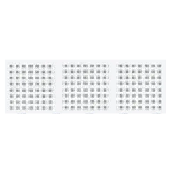 Plafond décoratif et acoustique en plaque de plâtre - Gyptone Activ'Air Sixto 65 - 4 bords amincis - 2,70 M x 0,90 M - 12,5 MM