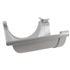 Angle de gouttière Nicoll - Demi-rond de 33 - Angle 90° - Longueur 235 mm - Techtan - Gris clair