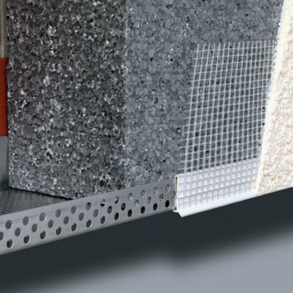 Profilé de départ Protektor pour isolation thermique par l'extérieur - ép. isolant de 140 MM - long. 2,50 M