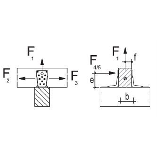Equerre renforcé en acier galvanisé de 60x89x89mm