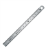 Réglet flexible en inox - graduation sur 2 faces en mm et  ½ mm - Wilmart - 300 mm