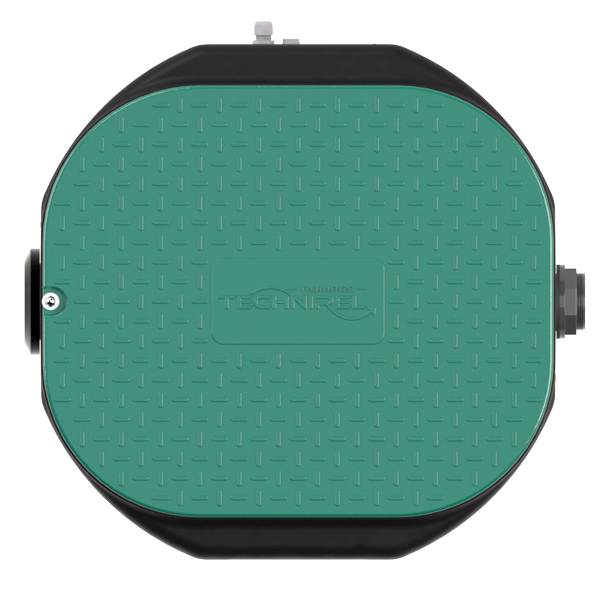 Station de relevage pour eaux chargées avec pompe 358 - kit de connexion rapide - Sanirel 500V - Cuve 500L - Hauteur 150 cm
