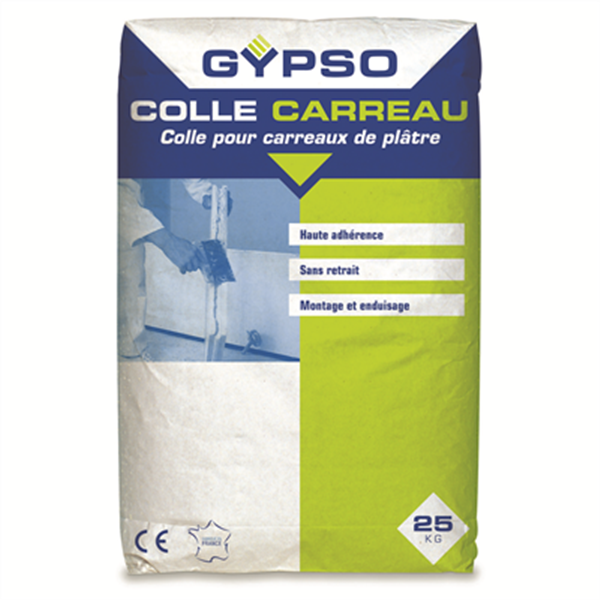 Colle pour carreaux de plâtre haute adhérence - Gypso - sac de 25,0 KG