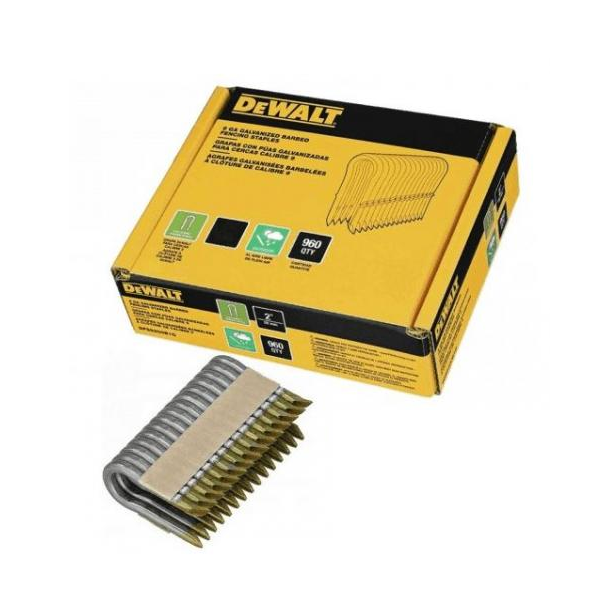 Agrafes crampillons pour clôture 40 mm - pack de 960 - Dewalt