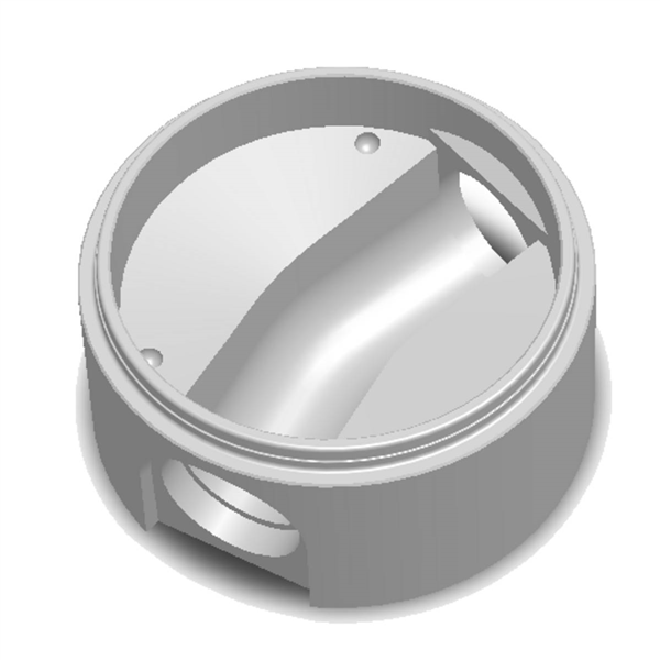 Fond de regard EU PRO Ø1000 - Entrée 45° pour 315 PVC / 300 FTE - NF