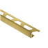 Baguette finition carrelage - protection et décoration des chants - Schlüter Schiene - Laiton  - Haut. 10,0 MM x Long. 2,50 M